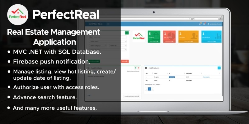 RealEstate Management Web Application .NET