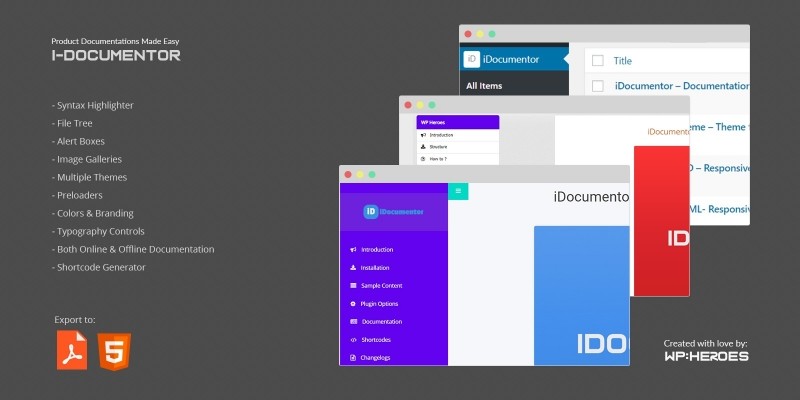 iDocumentor WordPress Plugin