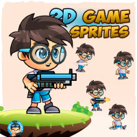GeekBoy 2D Game Sprites