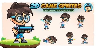 GeekBoy 2D Game Sprites