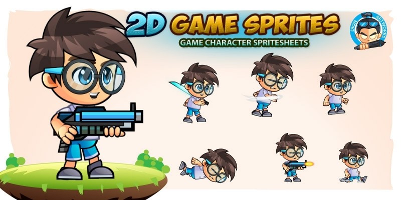 GeekBoy 2D Game Sprites