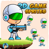 Rob0tx 2D Game Sprites