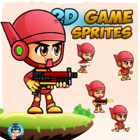 RJ001 2D Game Sprites