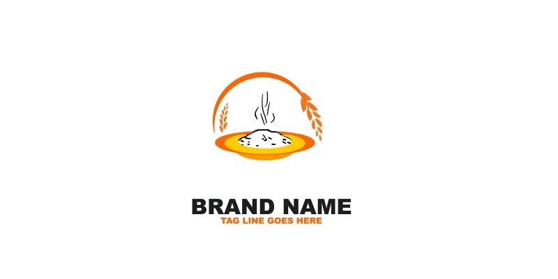 Rice Logo Template
