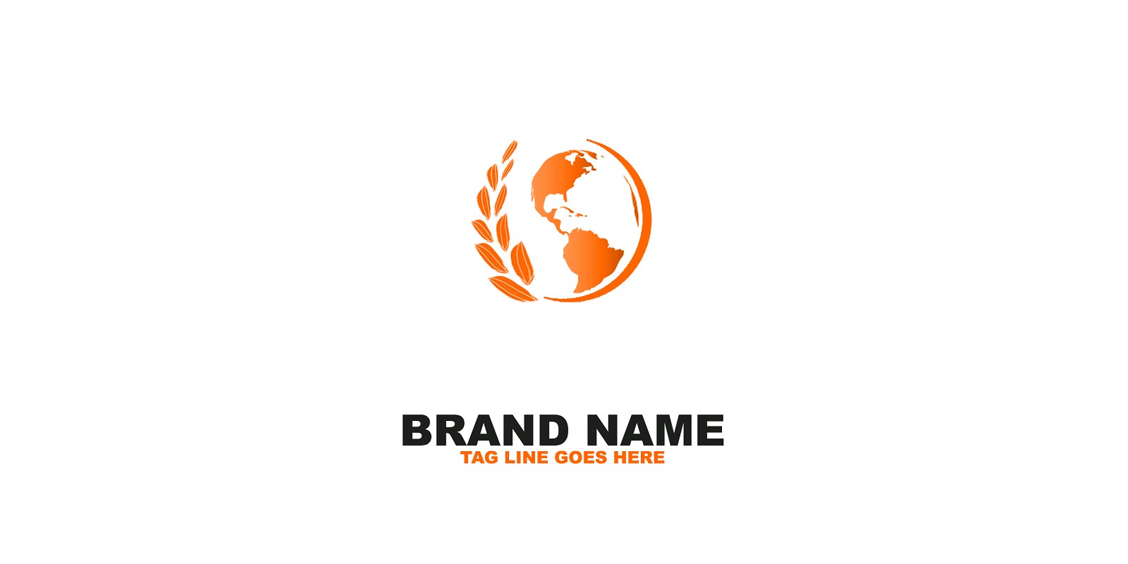 Wheat World Logo Template by GreenLight | Codester