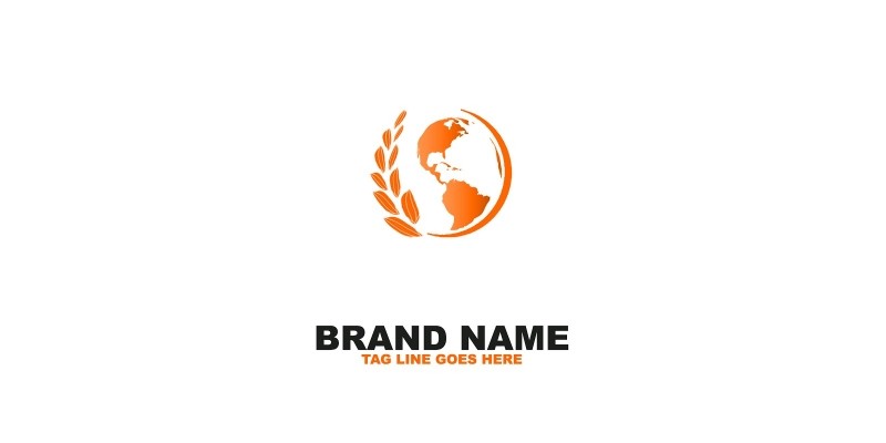 Wheat World Logo Template