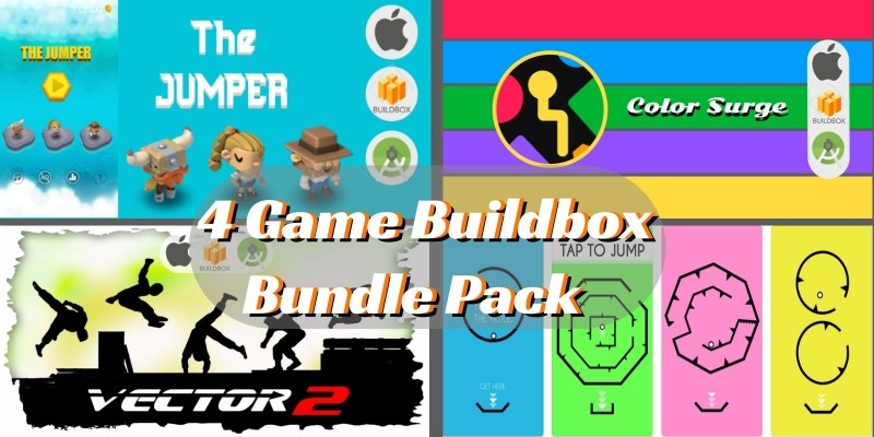 4 Premium Buildbox Game Templates