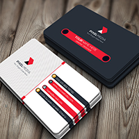 Modern Multi Color Business Card