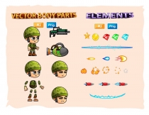 Soldier 2D Game Sprites Screenshot 3