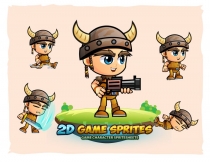 Viking 2D Game Character Sprites Screenshot 1