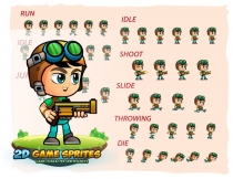 Aventurer Boy 2D Game Character Sprites Screenshot 2