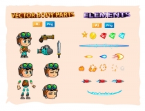 Aventurer Boy 2D Game Character Sprites Screenshot 3