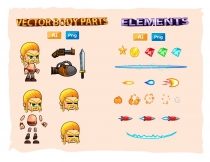 Barbarian 2D Game Character Sprites Screenshot 3
