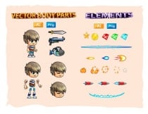 SwordsMan 2D Game Character Sprites Screenshot 3