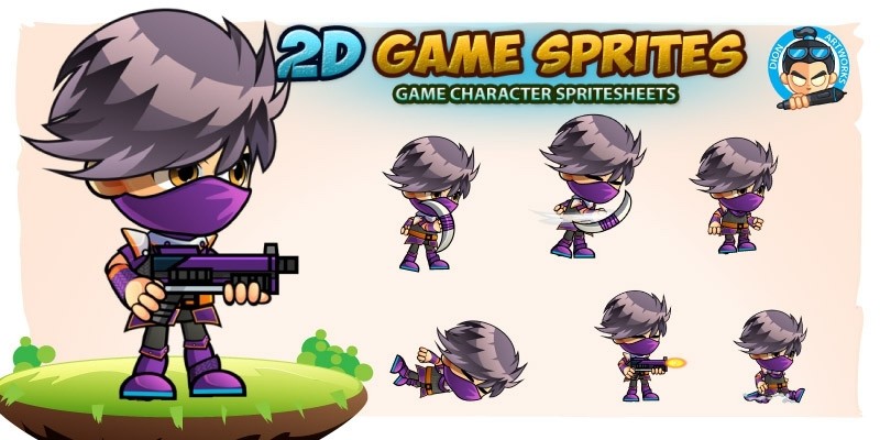 Assassin 2Game Character Sprites