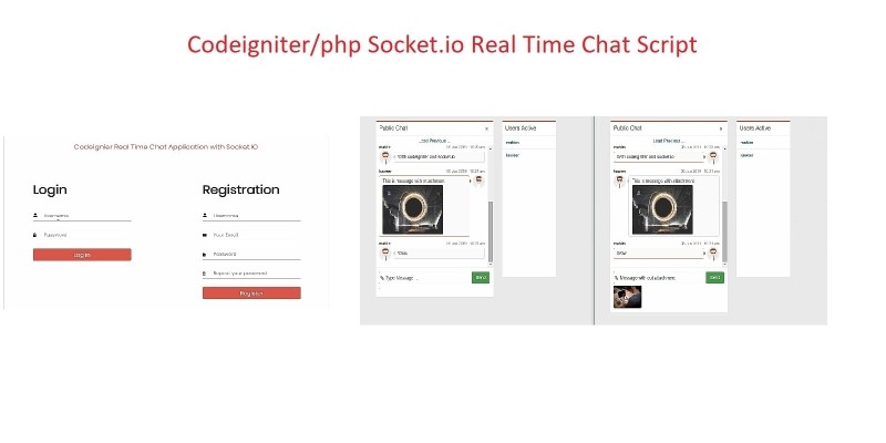 Codeigniter Socket.IO Real Time Chat