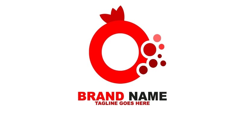 Pomegranate Logo Template
