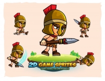 Spartan 2D Game Character Sprites Screenshot 1