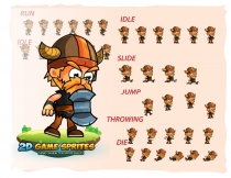Viking 2D Game Character Sprites Screenshot 2