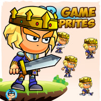 Prince 2D Game Character Sprites 216