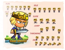 Prince 2D Game Character Sprites 216 Screenshot 2