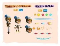 Knight 001 2D Game Character Sprites Screenshot 3