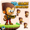 monkey-warrior-2d-game-character-sprites