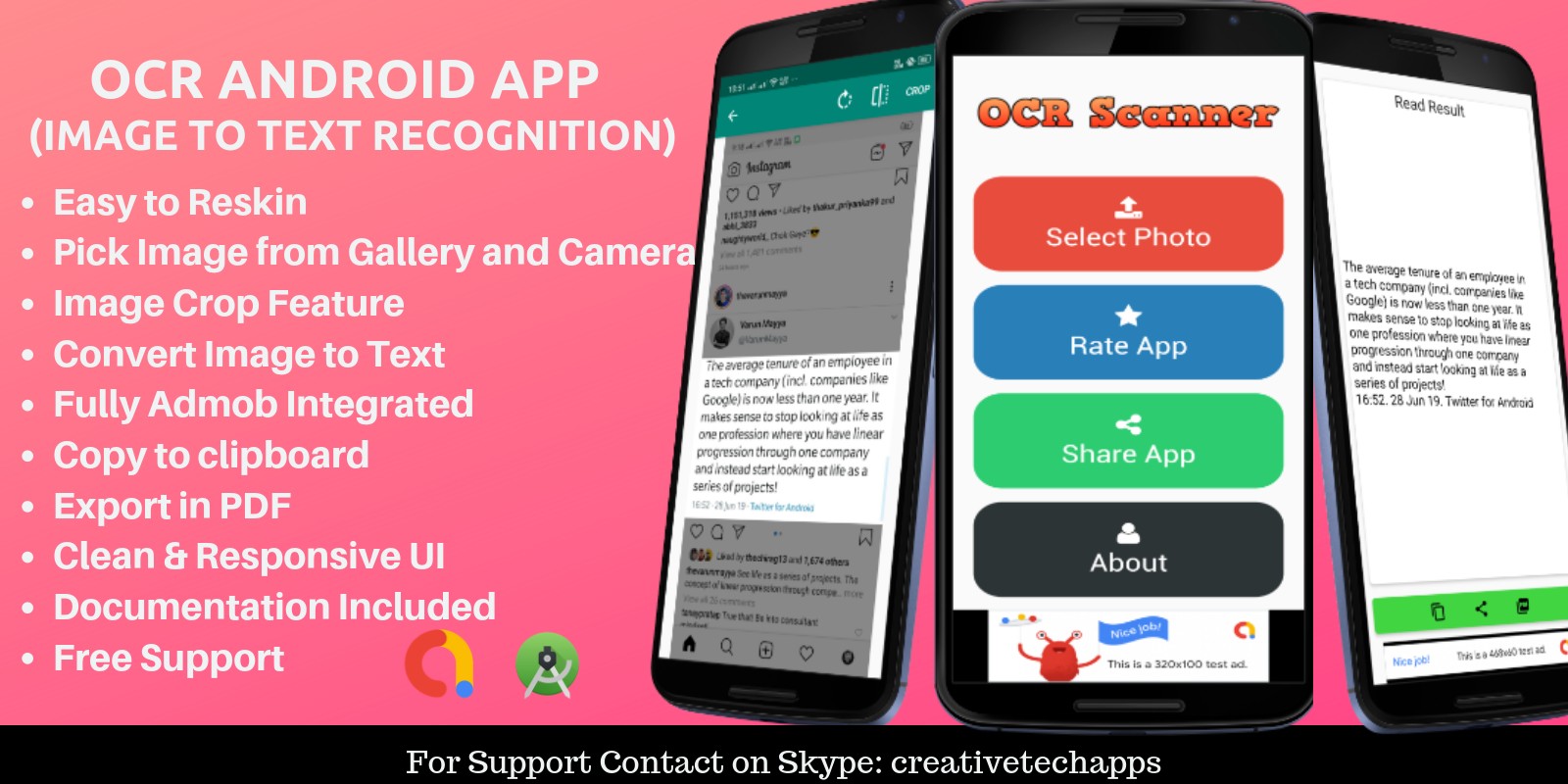 Ocr Scanner Android App By Creativetech Codester Ocr Scanner Android App By Creativetech Codester