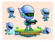Robo Game Character Sprites 225 Screenshot 1
