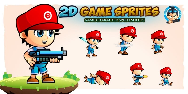 Marlo 2D Game Sprites