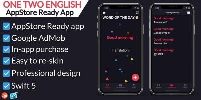 One Two English - Language learning iOS app