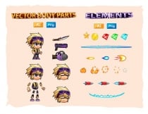 Fern 2D Game Character Sprites Screenshot 3