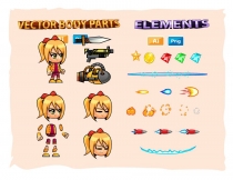 Sophie 2D Game Character Sprites Screenshot 3