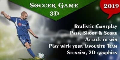 Soccer Game Unity 3D with AdMob
