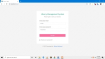 Library Management System Script PHP Screenshot 1