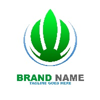 Green Fire Logo Template