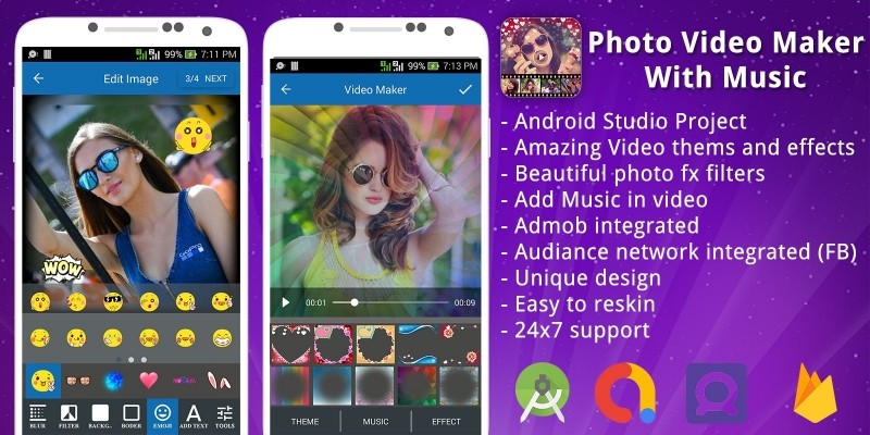 Photo Video Maker With Music - Android Source Code