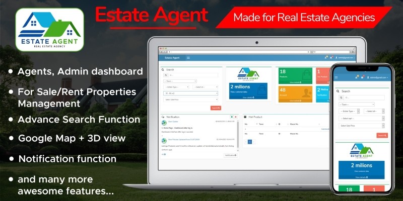 EstateAgent - Real Estate Management System .NET