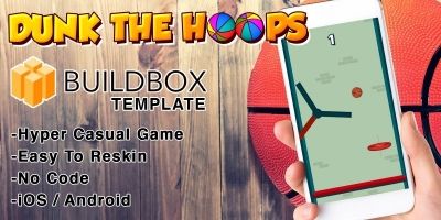 Dunk The Hoops - Hyper Casual Basketball Game