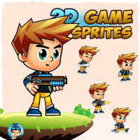 Liam 2D Game Sprites