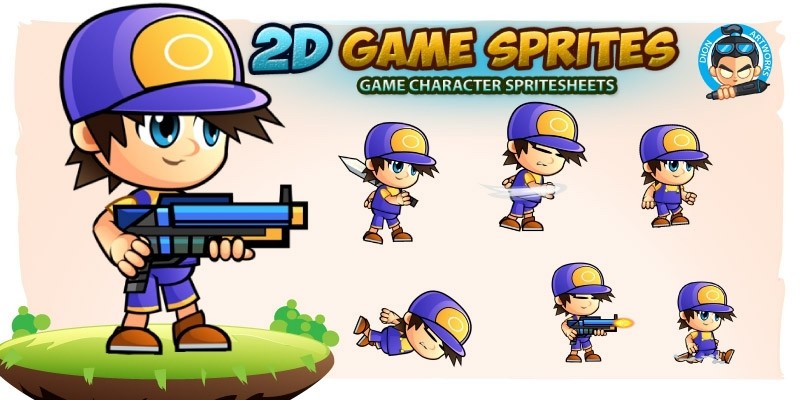 Joash 2D Game Character Sprites