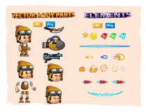 Paul 2D Game Character Sprites Screenshot 3