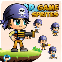 JackPirate Game Sprites