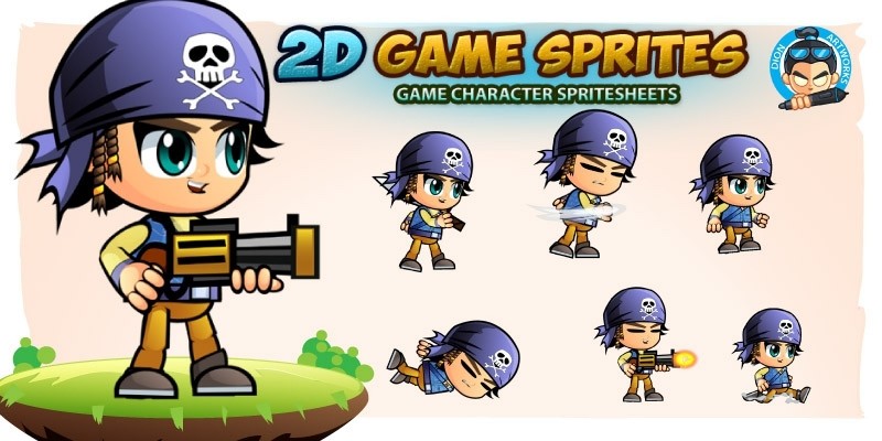 JackPirate Game Sprites