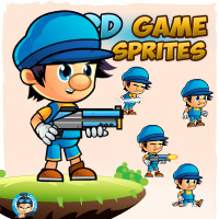 Gerald 2D Game Character Sprites