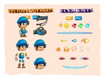 Gerald 2D Game Character Sprites Screenshot 3