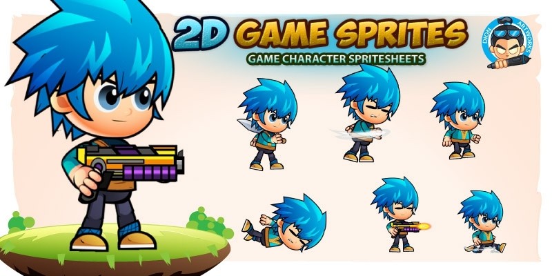 Bambi 2D Game Character Sprites