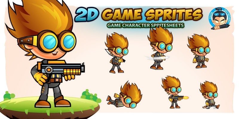 Leomar 2D Game Character Sprites