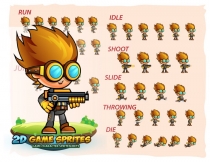 Leomar 2D Game Character Sprites Screenshot 2