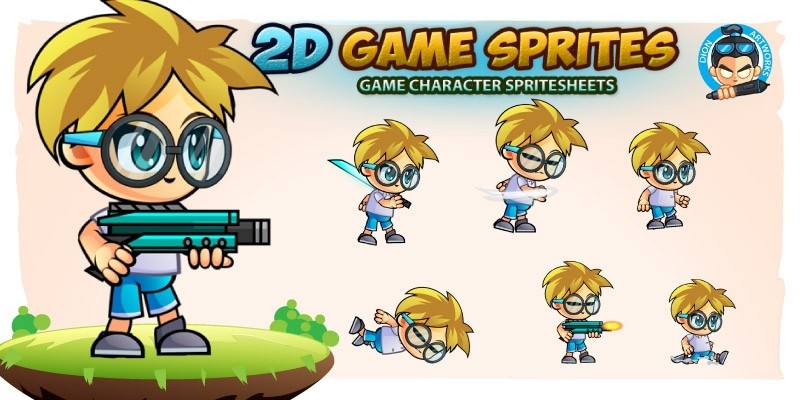 Janjo 2D Game Character Sprites 